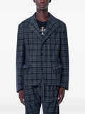 Vivienne Westwood checked notched-lapels blazer