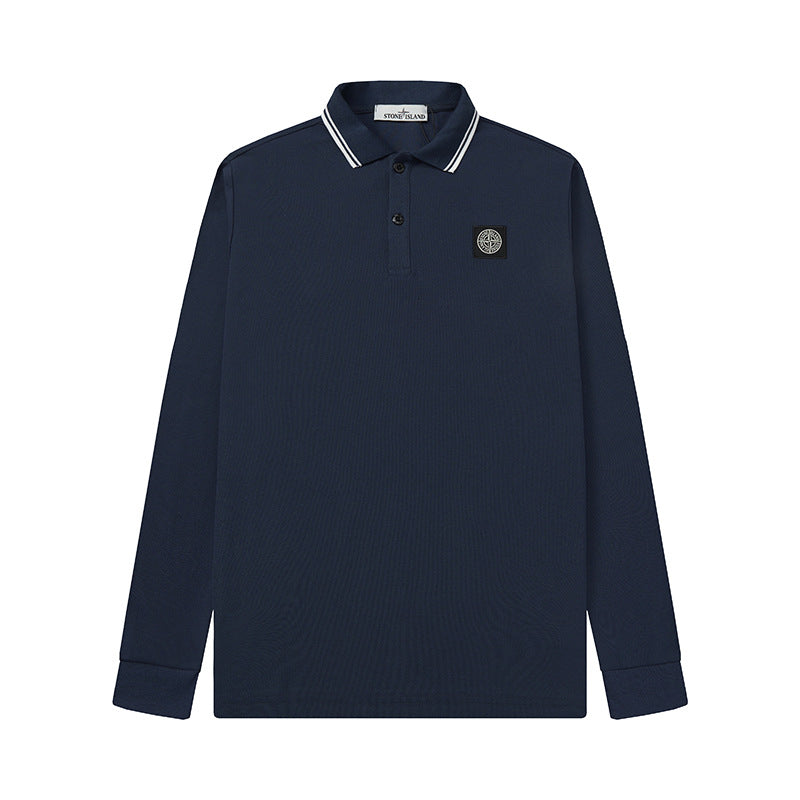 Stone Island Compass Patch Short & Long Sleeve Polo Shirt Streetwear