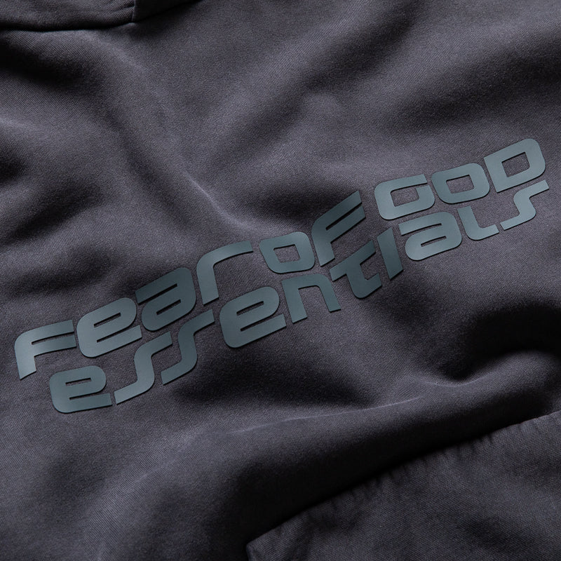 Fear Of God Essentials Heavy Fleece 90's Hoodie - Vintage Black