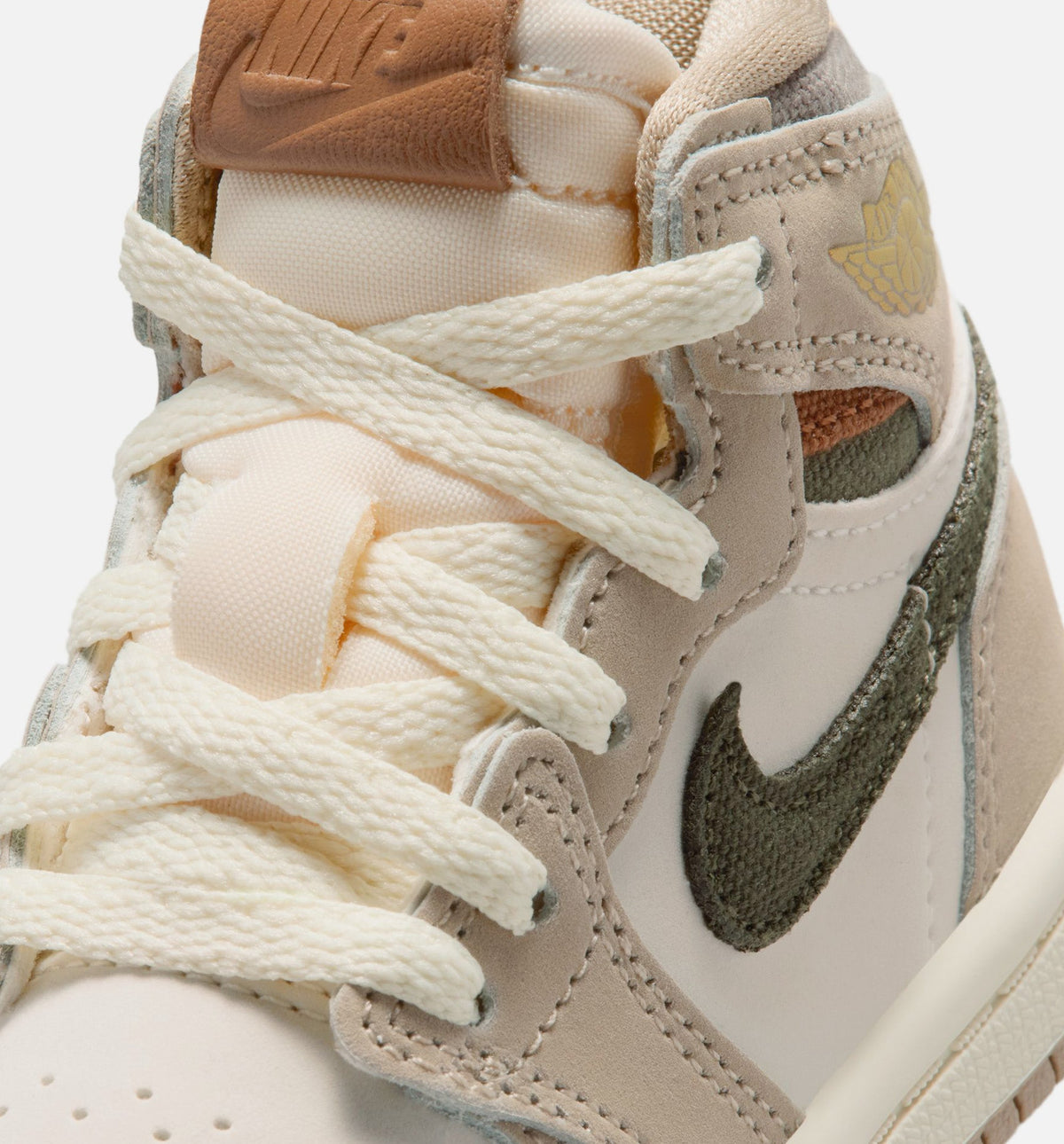 Air Jordan 1 Retro High OG “Khaki” Baby and Toddler High-Top Lifestyle Shoes