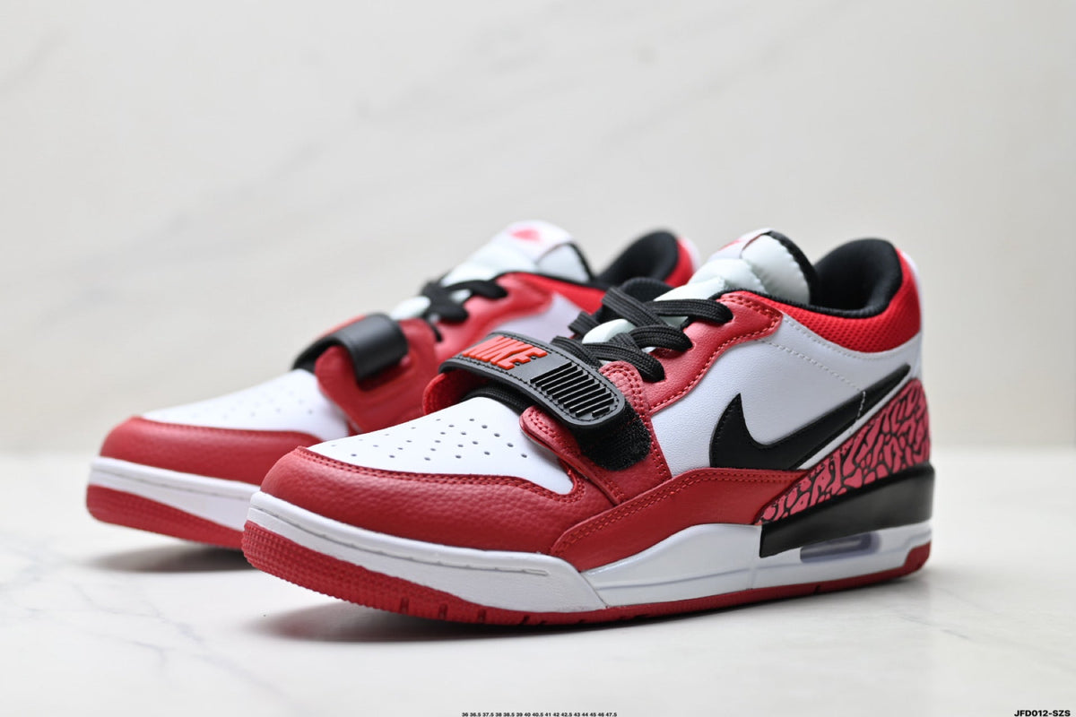 Jordan Legacy 312 Low White University Red Black Sneakers