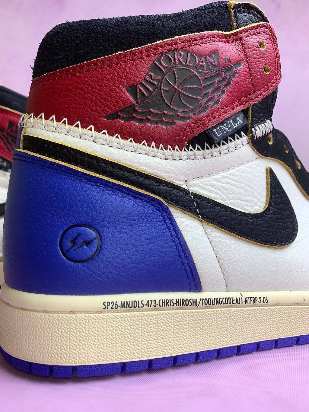 Air Jordan 1 High Three-way collaboration Lightning Unisex Sneakers IO7847-002
